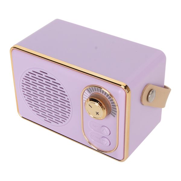 Retro BT Speaker, 5.0, MP3, Purple