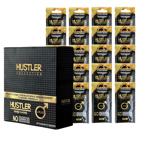 Hustler Plus+ Capsules 4's - Shipper Bulk Pack 20 x 4's Capsules