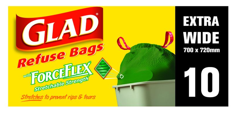 GLAD Forceflex Bags Outdoor 10's