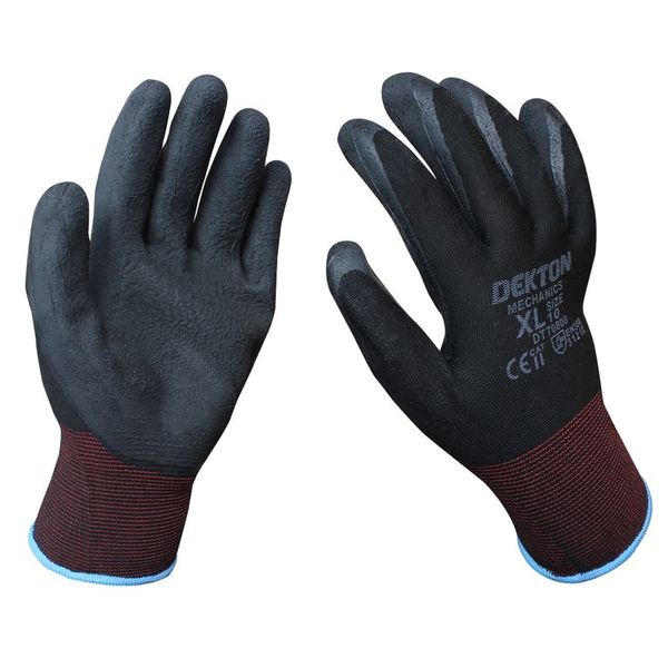 Dekton Size 10/XL Mechanics Nitrile Coated Gloves