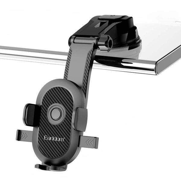 Earldom EH196 Car Phone Holder with Suction Cup, 360 for 4.5-7 Inch Phones