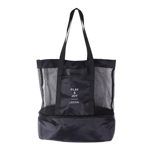 Double-Layer Insulated Lunch Bag Picnic Tote for Work School Camping