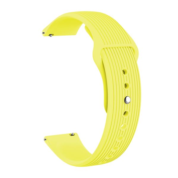 Universal Rugged Sports Replacement Silicone Watch Strap Band 20mm