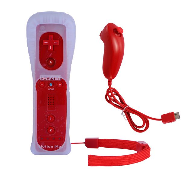 2-in-1 MotionPlus Remote Controller &amp; Nunchuk Compatible For Nintendo Wii
