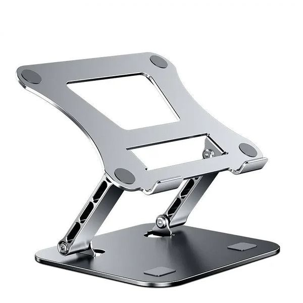 Adjustable Aluminum Laptop Stand Compatible with MacBook and Tablets