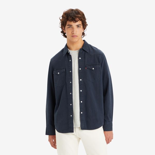Levi's Men's Classic Western Shirt Blue Black