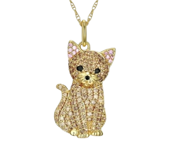 Cat Pendant Necklace