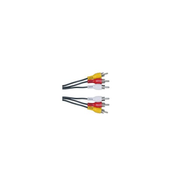 MicroWorld 3RCA Male to 3RCA Male -1.5m