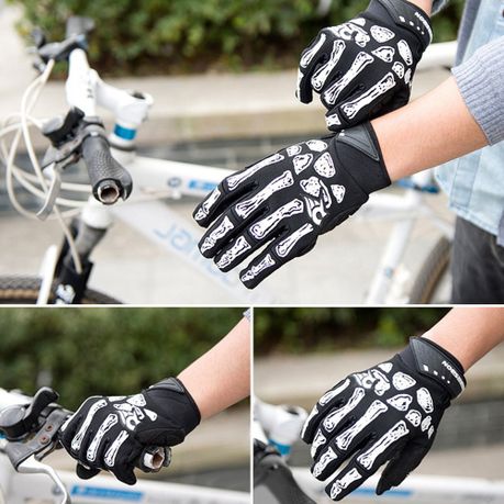 skeleton mtb gloves