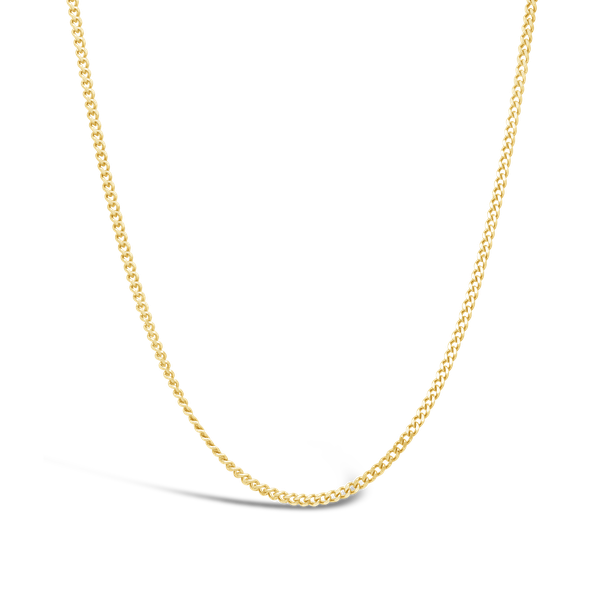Broadway Jewellers - 9ct Yellow Gold - Curb-Link Chain - 50cm