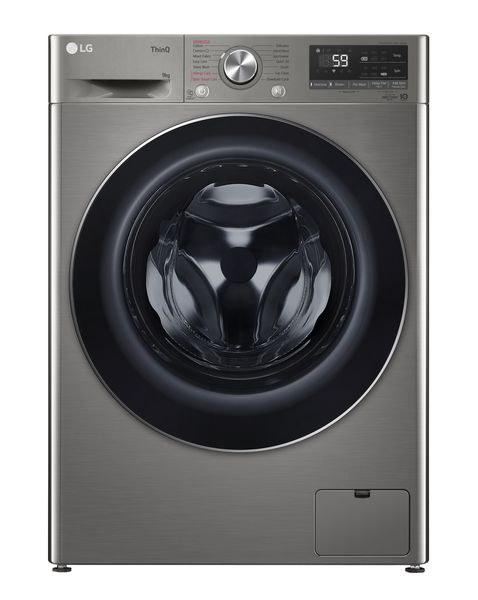 LG 9kg A+++ Silver AI Direct Drive Front Loader with steam F2V5FYPYP