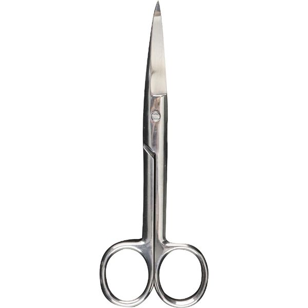 Stainless-Steel Surgical Scissors - Curved Tip (14 cm)