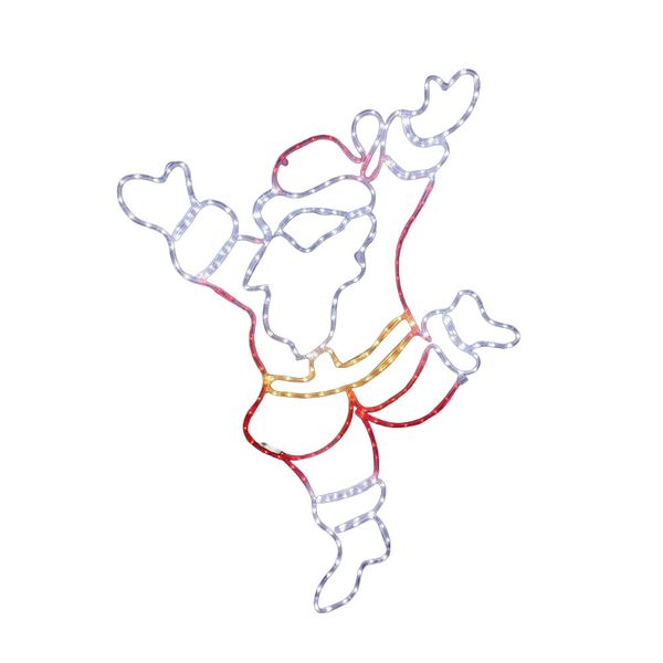 ACDC - LED Motif Happy Santa Light (1200×870mm)