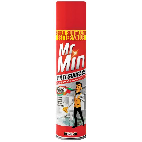 Mr Min 300ml, Multi Surface Cleaner, Furniture Polish, Regular