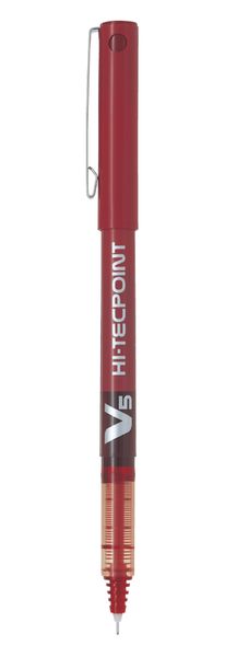 Pilot Hi-Tecpoint V5 Extra Fine Pen - Box of 12 - Red