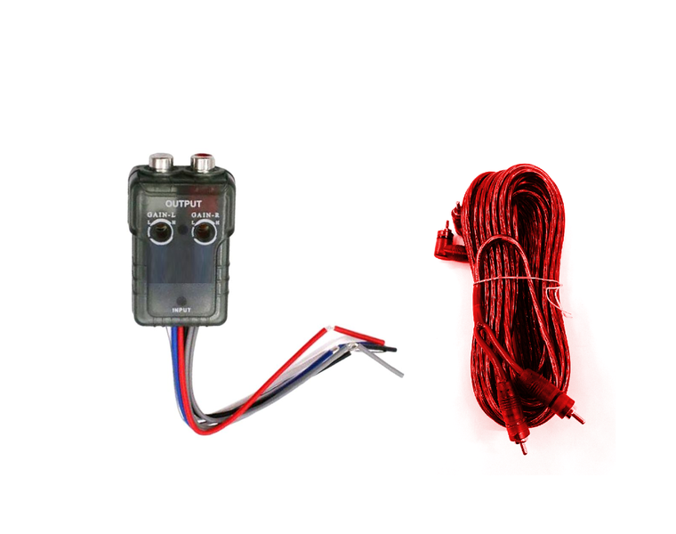 Mini High To Low Converter With Imported 5m Ultra Flex Rca