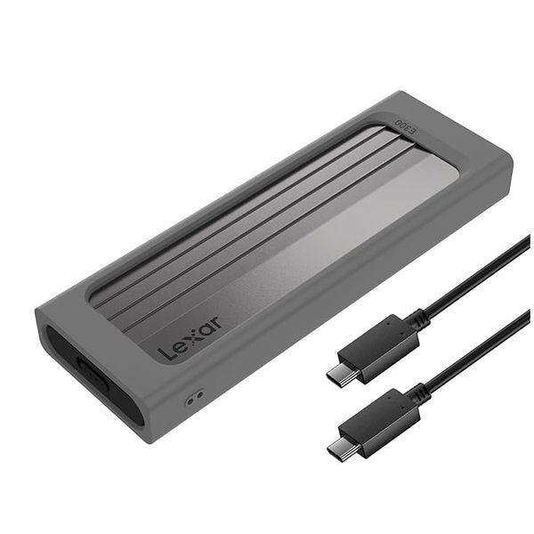 Lexar M.2 NVMe SSD to USB Type-C External Enclosure with Silicone Protector