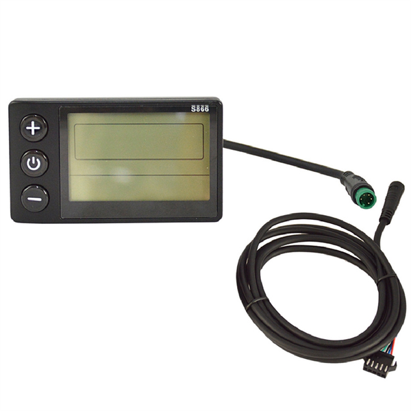S866 Electric Bike Lcd Display Electric Scooter Display Meter Panel