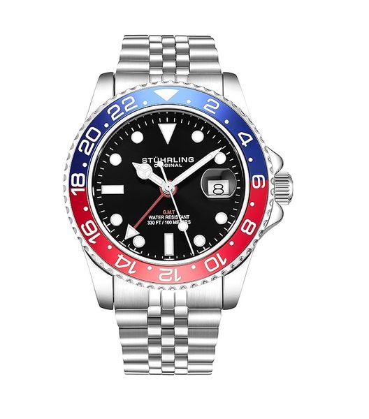 Stuhrling Original Waterproof Men's Stainless Steel Watch - Model 3968.2