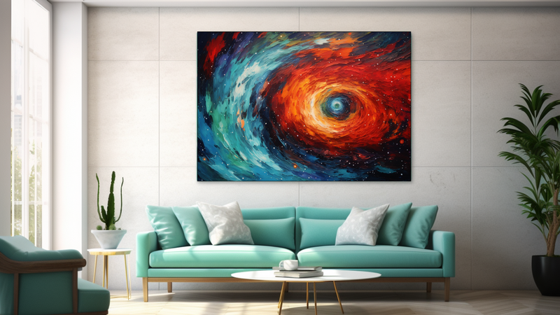Canvas Wall Art - Cosmic Kaleidoscope Abstract - JT0087