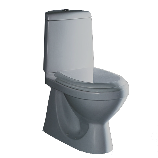 EAGO WA329P P-Trap Button Flush Toilet - Normal Closing Seat