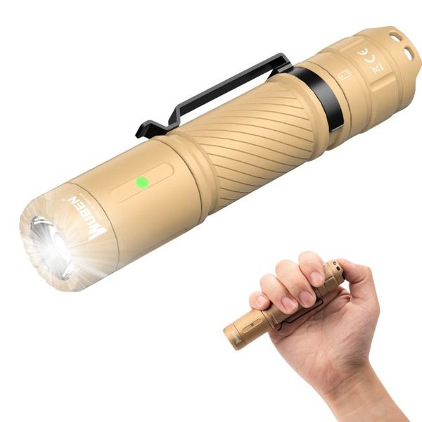 Wuben C3, 1200 Lumen, 179m throw, rechargeable LED flashlight