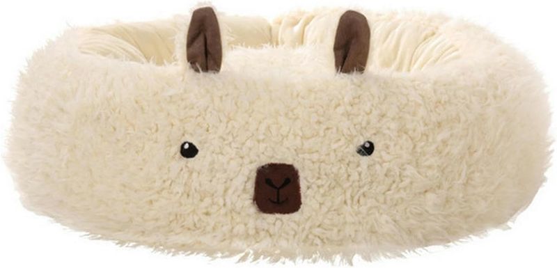 Fluffy Plush Cat Pet Round Pet Beds for Medium Small Cats