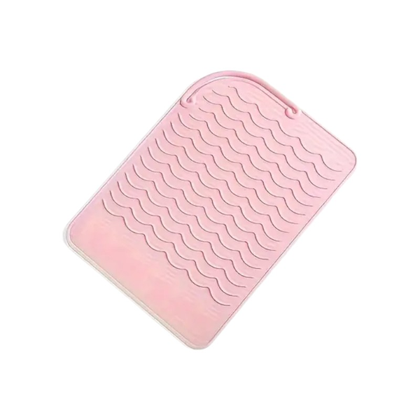 Pink Silicone Insulation Pad For Hair Straighteners