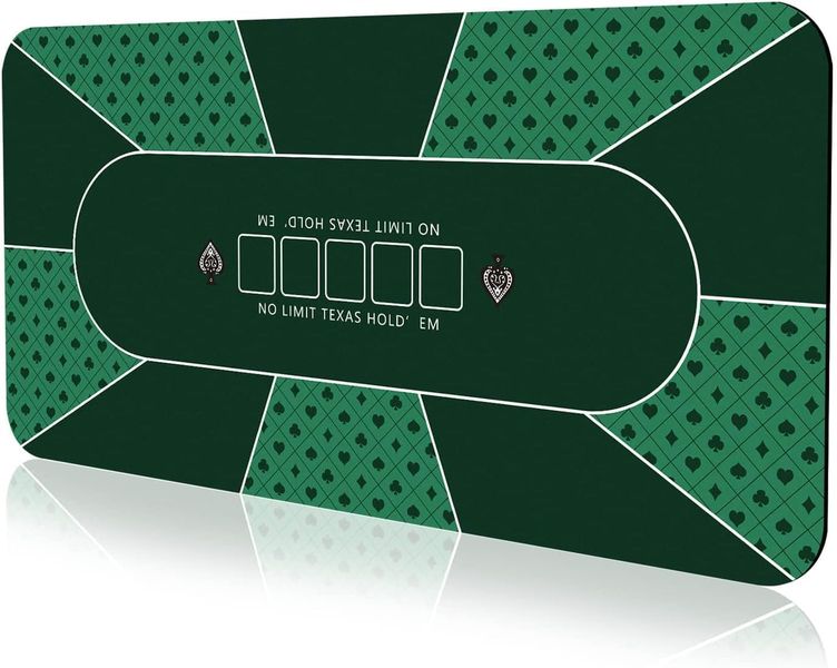 180 cm XL Luxury Texas Hold'em Rubber Poker Mat