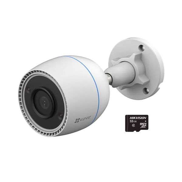 EZVIZ C3TN Color WiFi Smart Camera + 32GB SD Card &amp; Xprod Junction Box