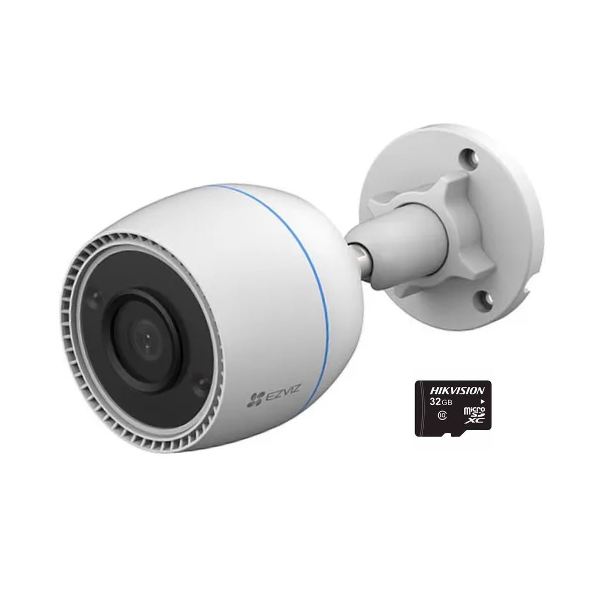 EZVIZ C3TN Color WiFi Smart Camera + 32GB SD Card & Xprod Junction Box