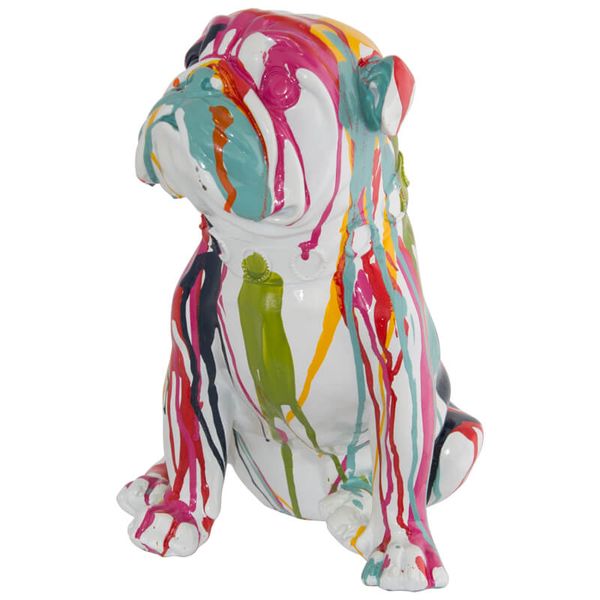 Bull Dog Graffiti Table Top Ornament