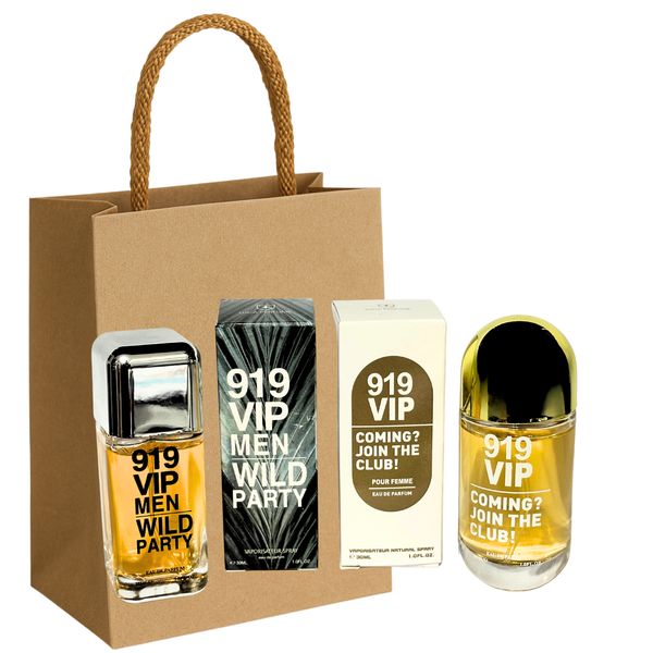 919 VIP Couple Gift Set - 2x30ml EDP &amp; Gift Bag COMBO