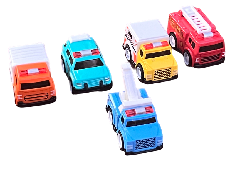 Mini Motor Mania - 5-Pack Die-Cast Crew - Tiny Terror - Big Adventures