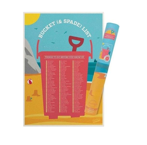 Bucket List Scratcher Poster
