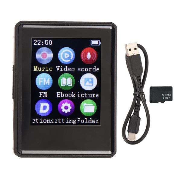 MP3 Player Bluetooth Recording Electric Book Photo MP4 With 32G Memory Card