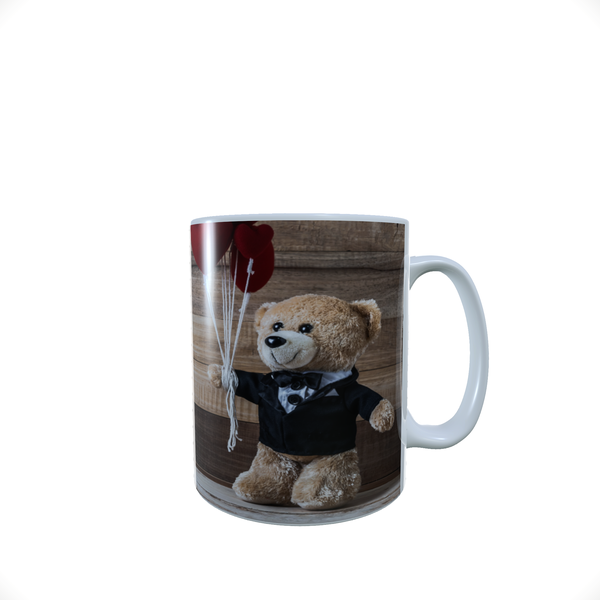 Valentines Day - Teddy Bear B - Aesthetic - Coffee Mug