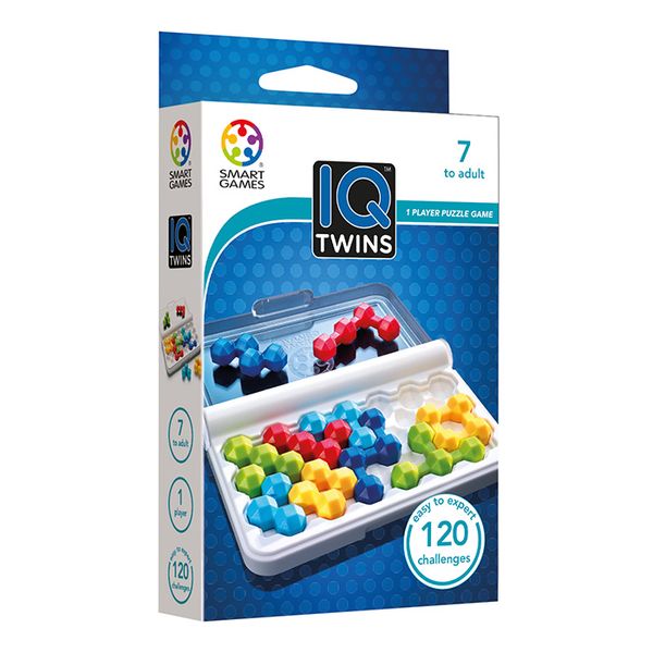 Smart Games IQ Twins Travel Puzzle Strategy Game For Ages 7 To Adult