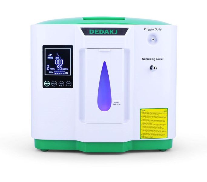 Oxygen Concentrator 1-9lt/Min Dedakj Portable with Nebuliser