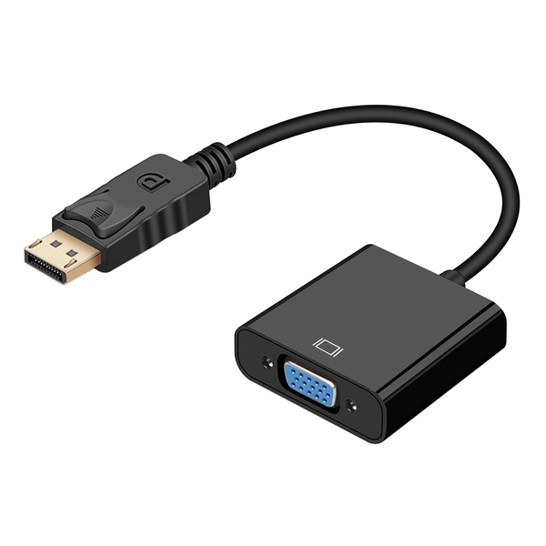 1080p DP DisplayPort Male to VGA Female Converter Adapter Cable Stock