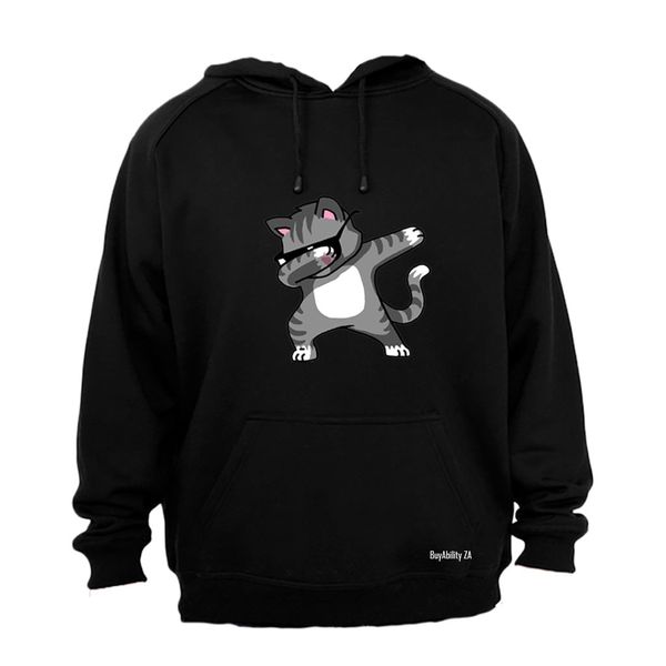 Dabbing Cat Ladies Hoodie - Grey