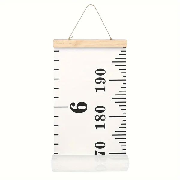 Ruler Kids Height Growth Chart Canvas