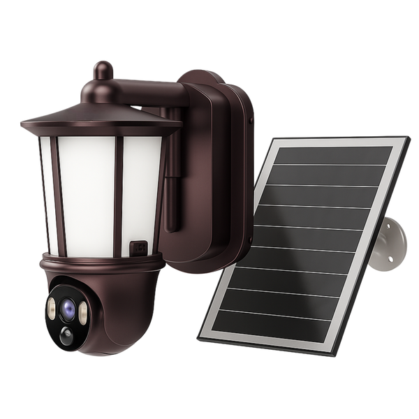 Solar Wall Lamp Camera - Hidden Security Cam