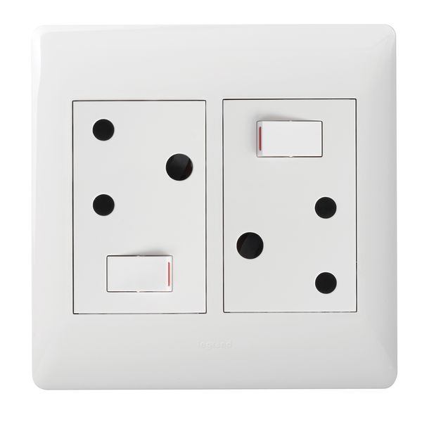 Legrand - Ysalis - Old RSA Double socket 4x4