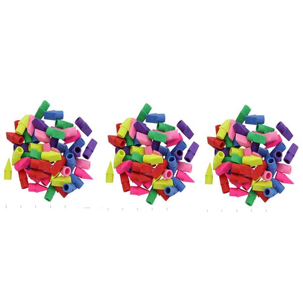 50 Pcs Pencil Top Erasers Pencil Cap Erasers Eraser Toppers