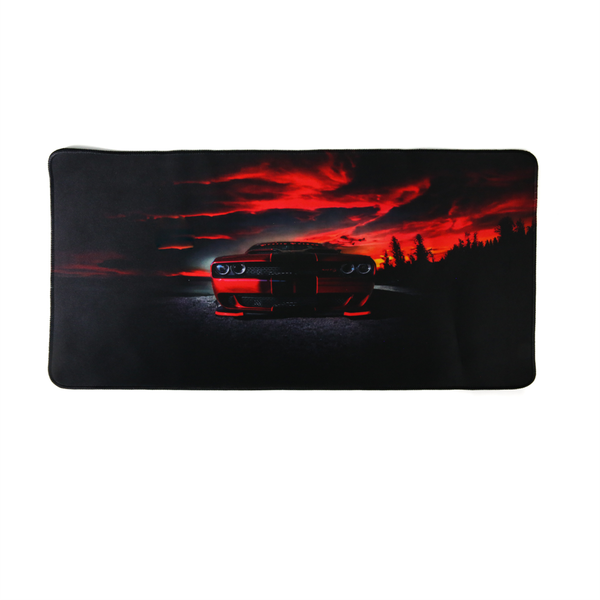 Neoprene Desk Mat - Car - Non-Slip Surface for Keyboard or Laptop
