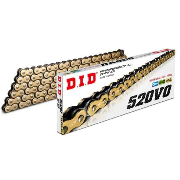 DID Chains 520 VO O-Ring Steel 120 Link Clip Link