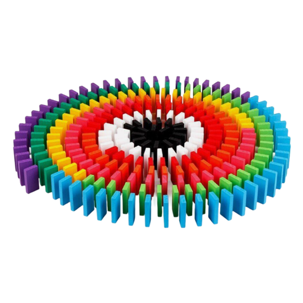 36 months+ 100 Piece Children's Colourful Standard Competitive Dominoes