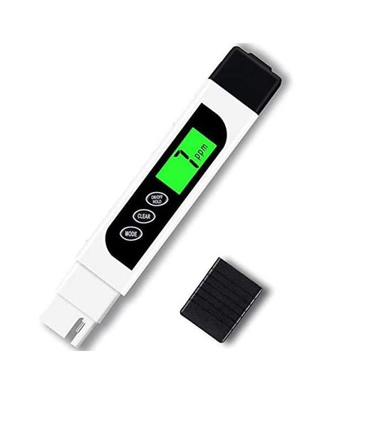 Portable LCD Digital TDS &amp; Temperature Meter Tester - White