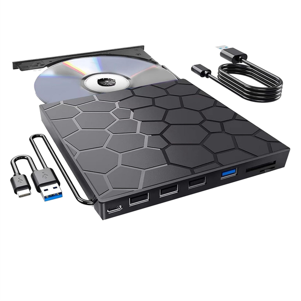 External Cd/Dvd Drive Player Usb 3.0 Cd/Dvd-Rom +/-Rw Cd Burner